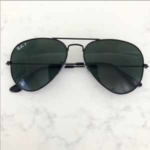 Ray Ban Polarized Aviator 55-14